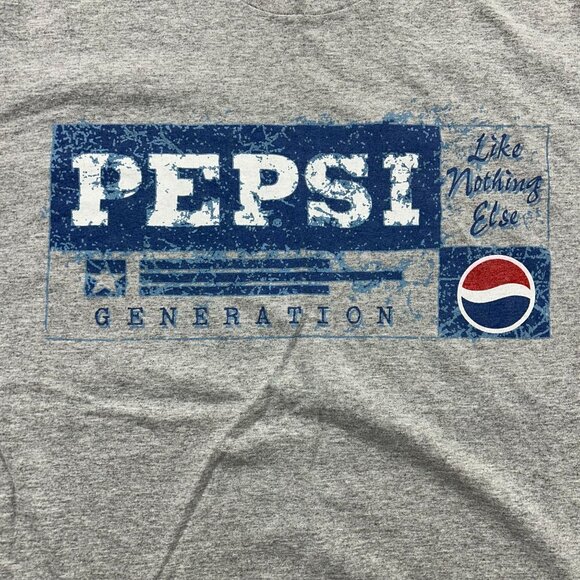 VINTAGE PEPSI GRAPHIC TEE MENS LARGE / XL SHORT SLEEVE GENERATION - Picture 2 of 8